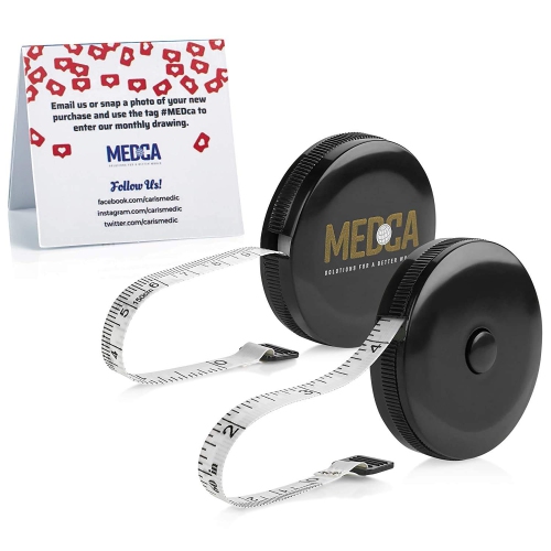 Tape Measure for Body Measuring Tape - Dual Sided Inch and Cm, Portable, Retractable Soft Ruler Tool for Body Fat, Fitness Sewing and Accurate Body