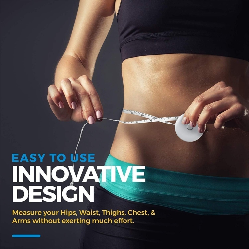 Body Tape Measure Measuring Tape Fat Weight Monitors, Inches & Cm Retractable Tape Measure Ruler for Accurate Body Fat Calculator Helps Calculate