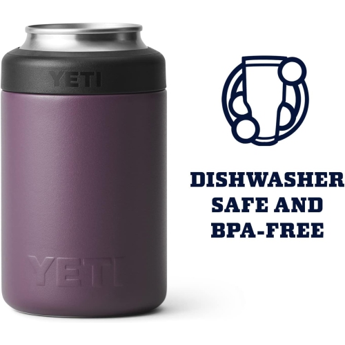 YETI Rambler 12 oz. Colster Can Insulator for Standard Size Cans, Nordic Purple