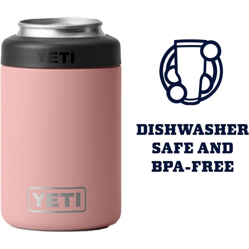 YETI Rambler 12 oz. Colster Can Insulator for Standard Size Cans, Sandstone Pink