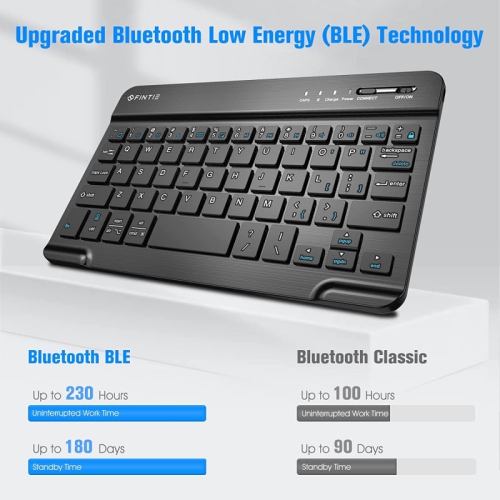 Samsung Galaxy Tab A7 Lite 8.7 inch 2021 Keyboard Case | Slim Lightweight Stand Cover with Detachable Wireless Bluetooth Keyboard - SM-T220/T225/T227