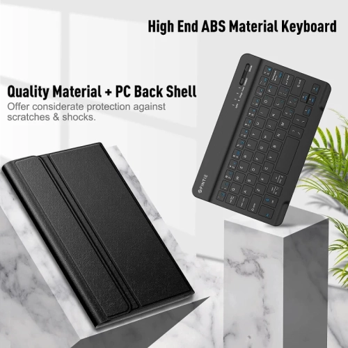 Samsung Galaxy Tab A7 Lite 8.7 inch 2021 Keyboard Case | Slim Lightweight Stand Cover with Detachable Wireless Bluetooth Keyboard - SM-T220/T225/T227