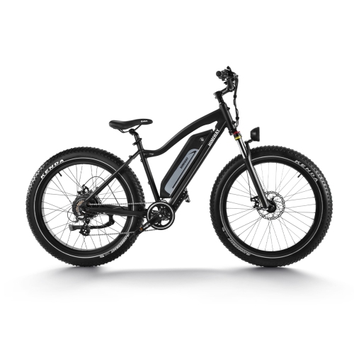 HIMIWAY  Cruiser 750W Electric Bicycle - 20Mph (32Km/h) Fat Tire All-Terrain Ebike for Adults, 50Mi/80Km Battery Range In Black Best investment I made took it for a short cruise so far and some shopping added some stuff a rear view mirror, Trunk bag, Bike stem, etc