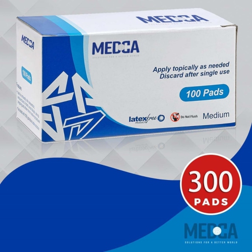 Iodine Prep Pads - Iodine Prep Solution Pads, 10% Povidone Iodine Swabs for Individual Disposable Cotton First Aid