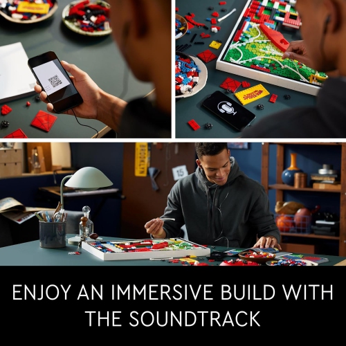 LEGO Art The Amazing Spider-Man 31209 Build & Display Home Decor Wall Art Kit, Nostalgic Super Hero Gift for Adults or Back to School Gift for Teen