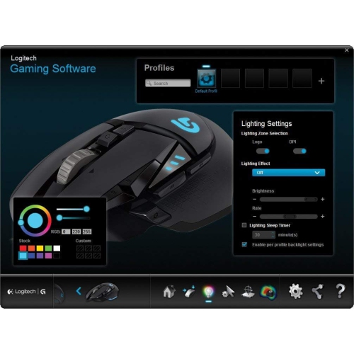 Logitech G502 Proteus Core Tunable Gaming Mouse (910-004074)- Open