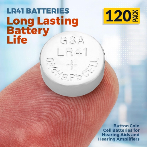 1.5v Alkaline Batteries - Lr41,192,92a,lr736, and Ag3 Battery Button Coin Cell for Hearing Aids, Amplifiers, Clocks, Toys, Remotes, Calculators,
