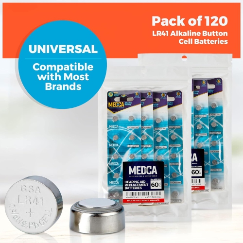 1.5v Alkaline Batteries - Lr41,192,92a,lr736, and Ag3 Battery Button Coin Cell for Hearing Aids, Amplifiers, Clocks, Toys, Remotes, Calculators,