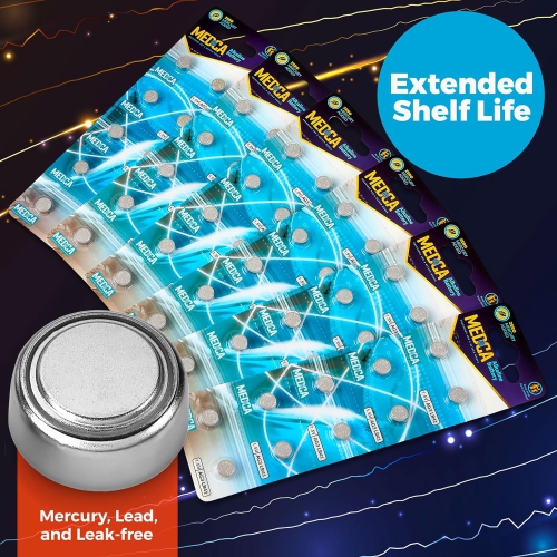 1.5v Alkaline Batteries - Lr41,192,92a,lr736, and Ag3 Battery Button Coin Cell for Hearing Aids, Amplifiers, Clocks, Toys, Remotes, Calculators,