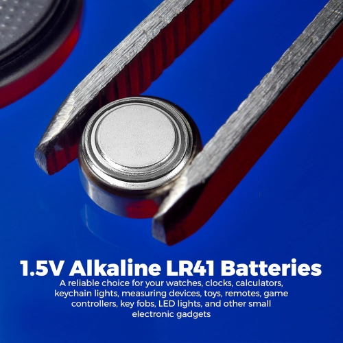 1.5v Alkaline Batteries - Lr41,192,92a,lr736, and Ag3 Battery Button Coin Cell for Hearing Aids, Amplifiers, Clocks, Toys, Remotes, Calculators,