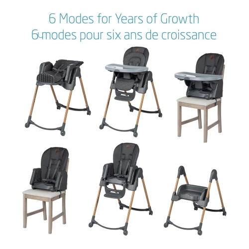 Chaise haute Minla de Maxi Cosi - Graphite classique