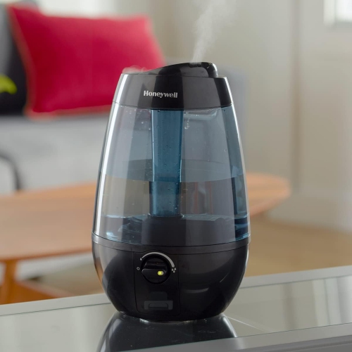 Honeywell HUL535BC Ultrasonic Cool Mist Humidifier, with Variable Output Control, Auto Shut-off, Ultra Quiet Operation, Directional Mist Outlet, Cool
