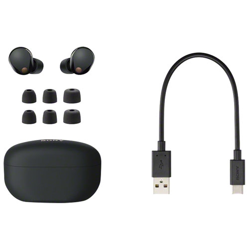 Open Box - Sony WF1000XM5/B In-Ear Noise Cancelling True Wireless Earbuds - Black