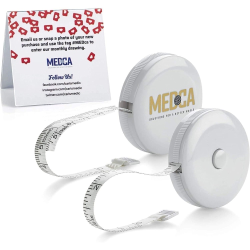 Medca Body Tape Measure - Measuring Tape for Body and Body Fat Measuring Device Fitness & Weight Monitors, Retractable Tapes Measure Ruler for