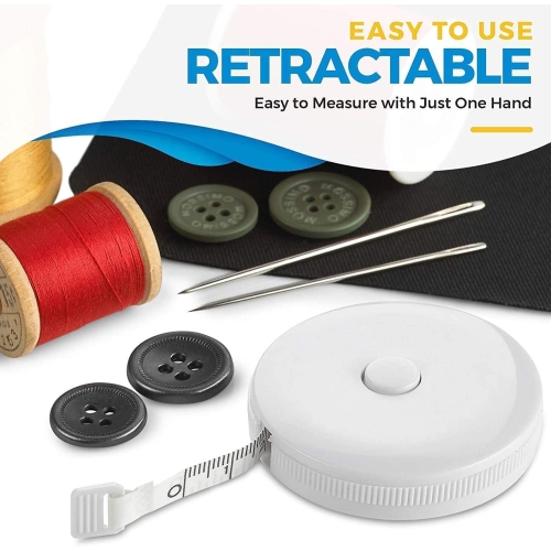 Medca Body Tape Measure - Measuring Tape for Body and Body Fat Measuring Device Fitness & Weight Monitors, Retractable Tapes Measure Ruler for