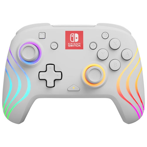 PDP  Refurbished (Good) Afterglow Wave Wireless Controller - for Nintendo Switch In White