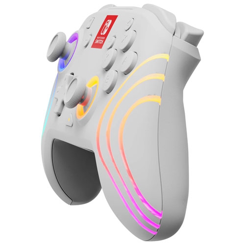 PDP Afterglow Wave Wireless Controller - White for Nintendo Switch by PDP - Refurbished condition - Image 2