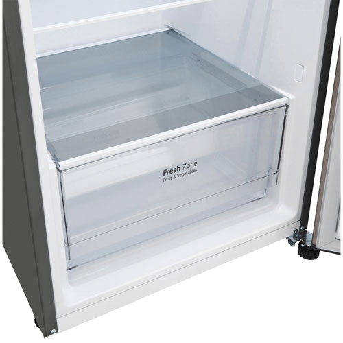 LG 24" 11.1 Cu. Ft. Top Freezer Refrigerator - Platinum Silver