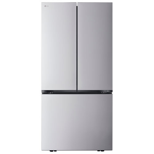 LG 33" 21 Cu. Ft. Counter-Depth French Door Refrigerator with Ice Dispenser - Stainless Steel