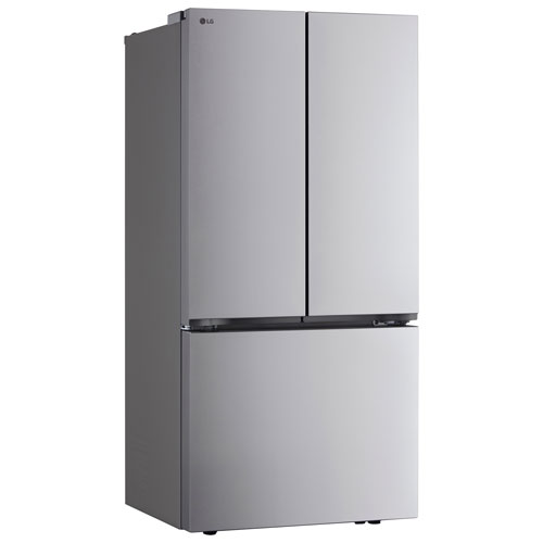 LG 33" 21 Cu. Ft. Counter-Depth French Door Refrigerator with Ice Dispenser - Stainless Steel