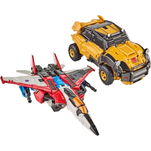Transformers Reactivate 6 Inch Action Figure Deluxe Class 2-Pack - Starscream & Bumblebee