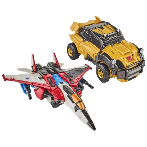 Transformers Reactivate 6 Inch Action Figure Deluxe Class 2-Pack - Starscream & Bumblebee