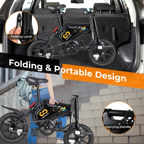 Goplus folding bike sale