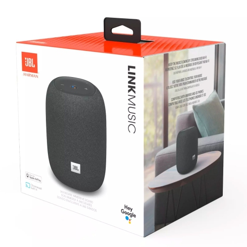 JBL  Refurbished (Good) - Link Music Smart Portable Wi-Fi And Bluetooth Speaker - In Black