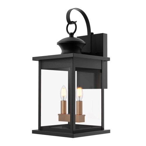 Dakota Anti-rust Indoor/Outdoor Wall Sconce; Dusk-To-Dawn Photocell Sensor