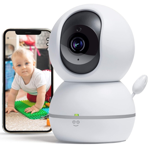 GEENI  Smart Home Pet And Baby Monitor With Camera, 1080P Wireless Wifi Camera With Motion And Sound Alert bit tricky to connect your camera with your phone, but once its set an running the camera works real great