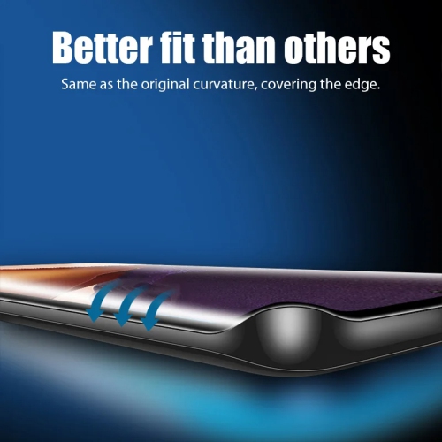 Pour Samsung Galaxy S23 FE Protecteur d'écran incurvé avec découpe précise, installation facile sans bulles, 9H Hardness HD en verre trempé