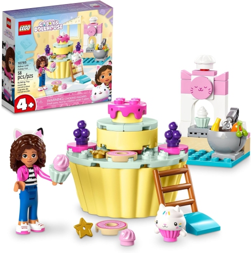 LEGO Gabby's Dollhouse Bakey with Cakey Fun Building Toy Set for Fans of The Animation Series, Pretend Play Kitchen, Oven and Giant Cupcake to Decora