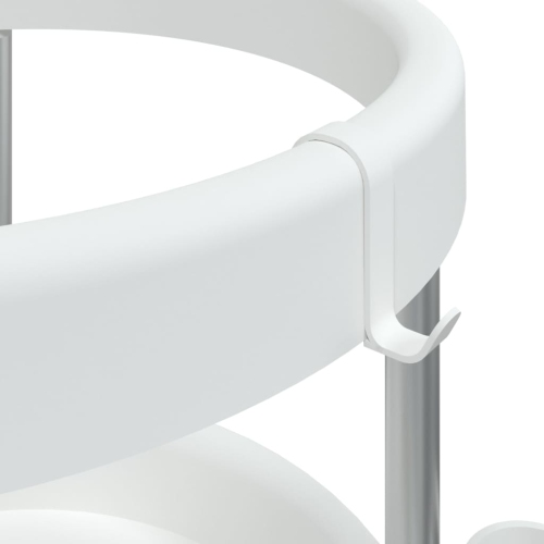 vidaXL Cleaning Trolley with Storage Basket Aluminium