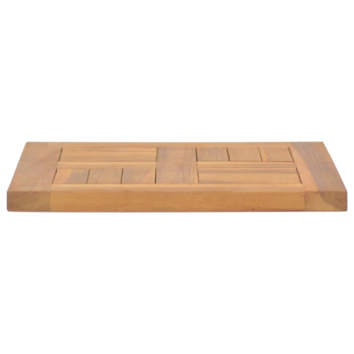 vidaXL Square Table Top 40x40x2.5 cm Solid Wood Teak