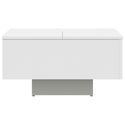 Table basse VidaXL en bois d'ingénierie blanc 60 x 60 x 31,5 cm
