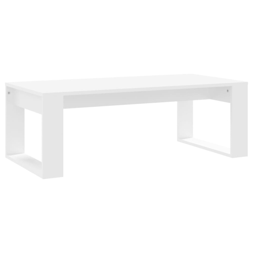 Table basse de style 35&nbsp;cm, 22 x 50 x 30 po, blanc
