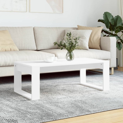 Table basse de style 35 cm, 22 x 50 x 30 po, blanc
