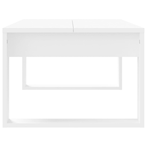 Table basse de style 35 cm, 22 x 50 x 30 po, blanc