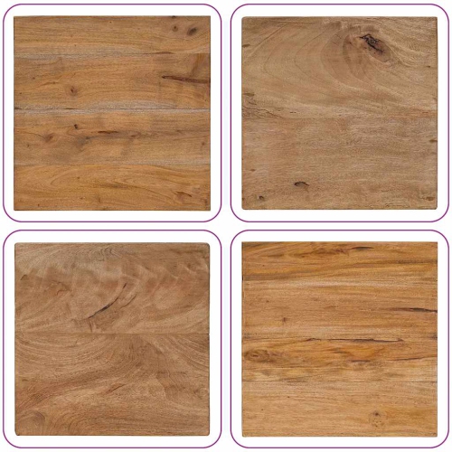 Table basse en bûches 40 x 40 x 40&nbsp;cm de VidaXL, mélange de bois recyclé