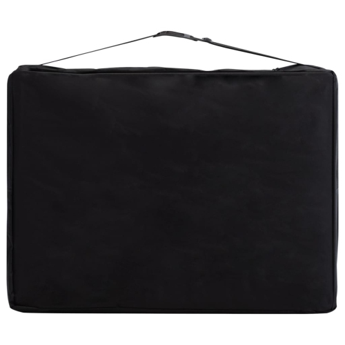 vidaXL Foldable Massage Table 3 Zones Wood Pink