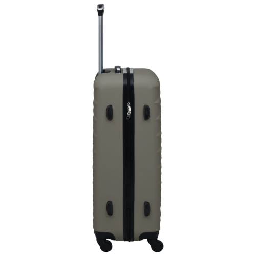 Valise rigide en ABS anthracite vidaXL