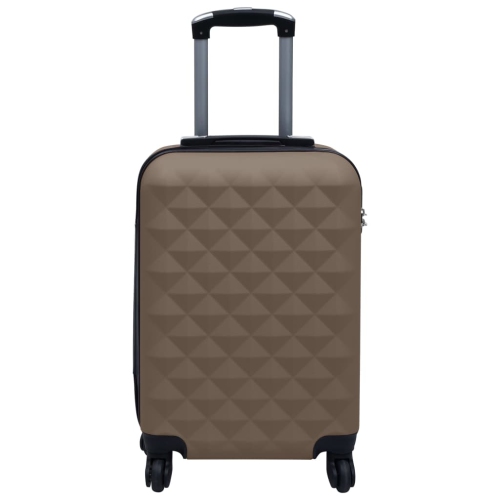 vidaXL Hardcase Trolley Set 2 pcs Brown ABS