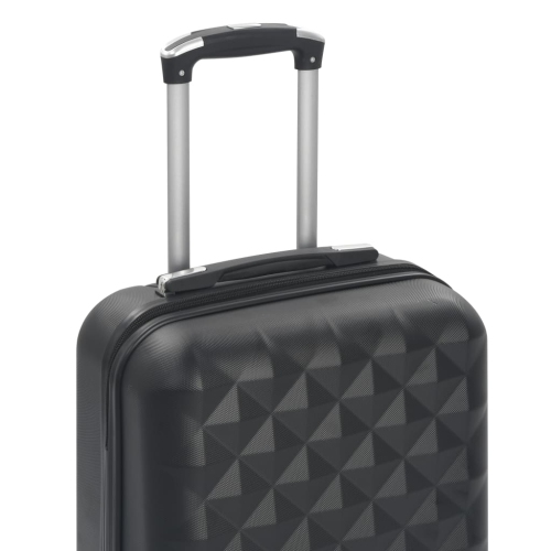 Valise rigide en ABS noir vidaXL