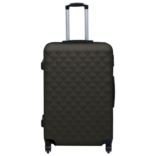 vidaXL Hardcase Trolley Set 3 pcs Anthracite ABS