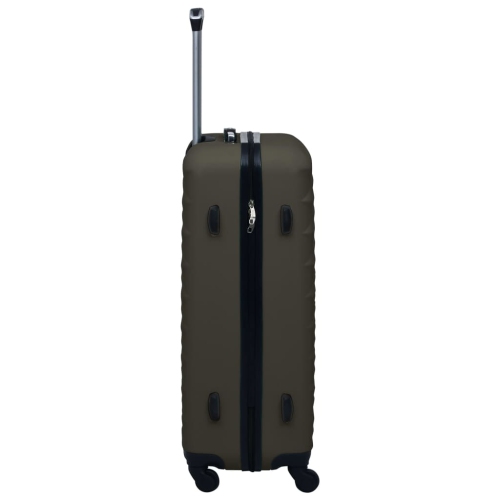 vidaXL Hardcase Trolley Set 3 pcs Anthracite ABS