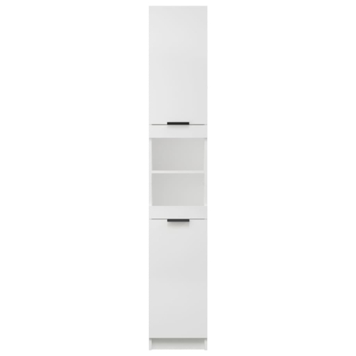 vidaXL Bathroom Cabinet White 32x34x188.5 cm Engineered Wood