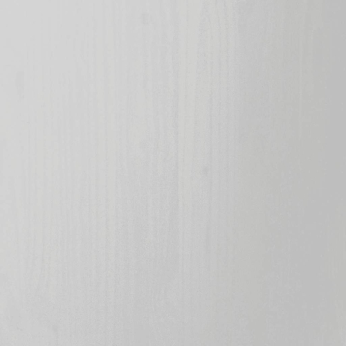 vidaXL MOSS 4-Drawer Chest with Wheels, Solid Pinewood, 13.4"x15.4"x25.8", White