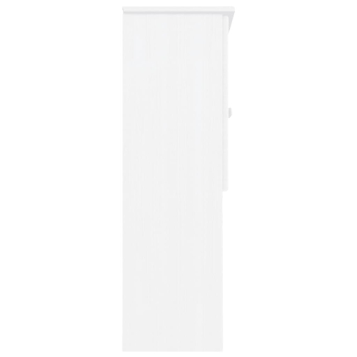 vidaXL Dresser Top ALTA White 77x30x92 cm Solid Wood Pine