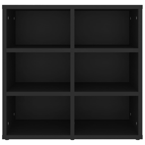 vidaXL Shoe Cabinet Black 52.5x30x50 cm