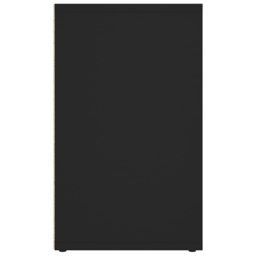 vidaXL Shoe Cabinet Black 52.5x30x50 cm